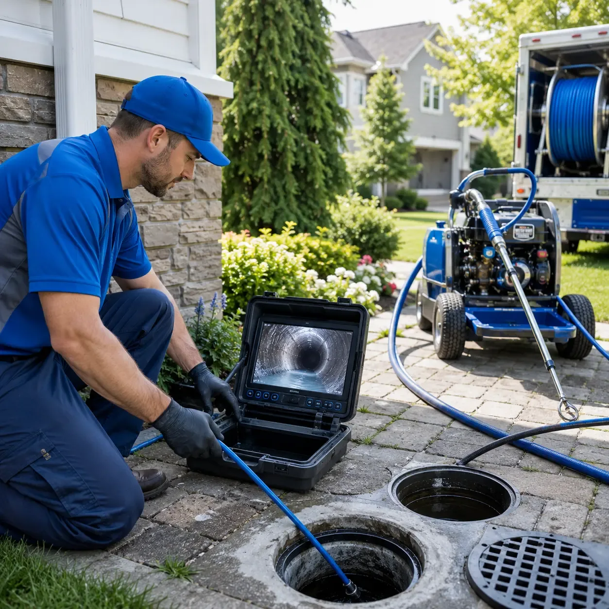 Outdoor drain cleaning professionals serving Dalton, PA