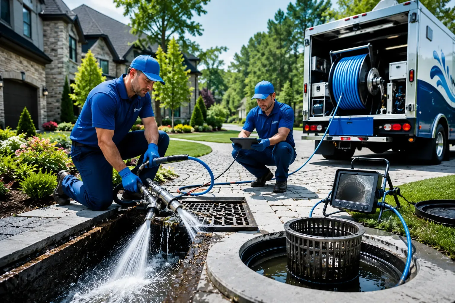 Local outdoor drain cleaning professionals in Dalton, PA